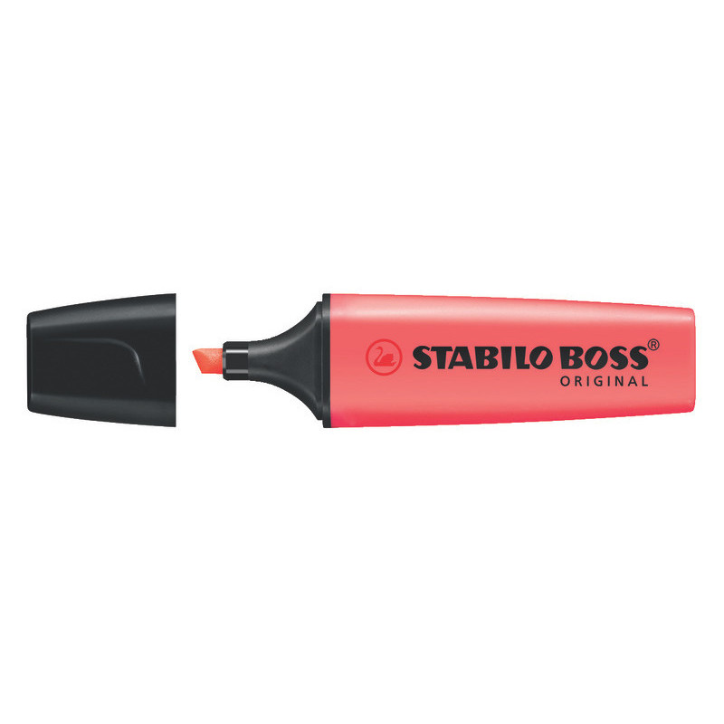 Evidenziatore Stabilo Boss Original 2-5 mm 70/40 Rosso 4006381215756